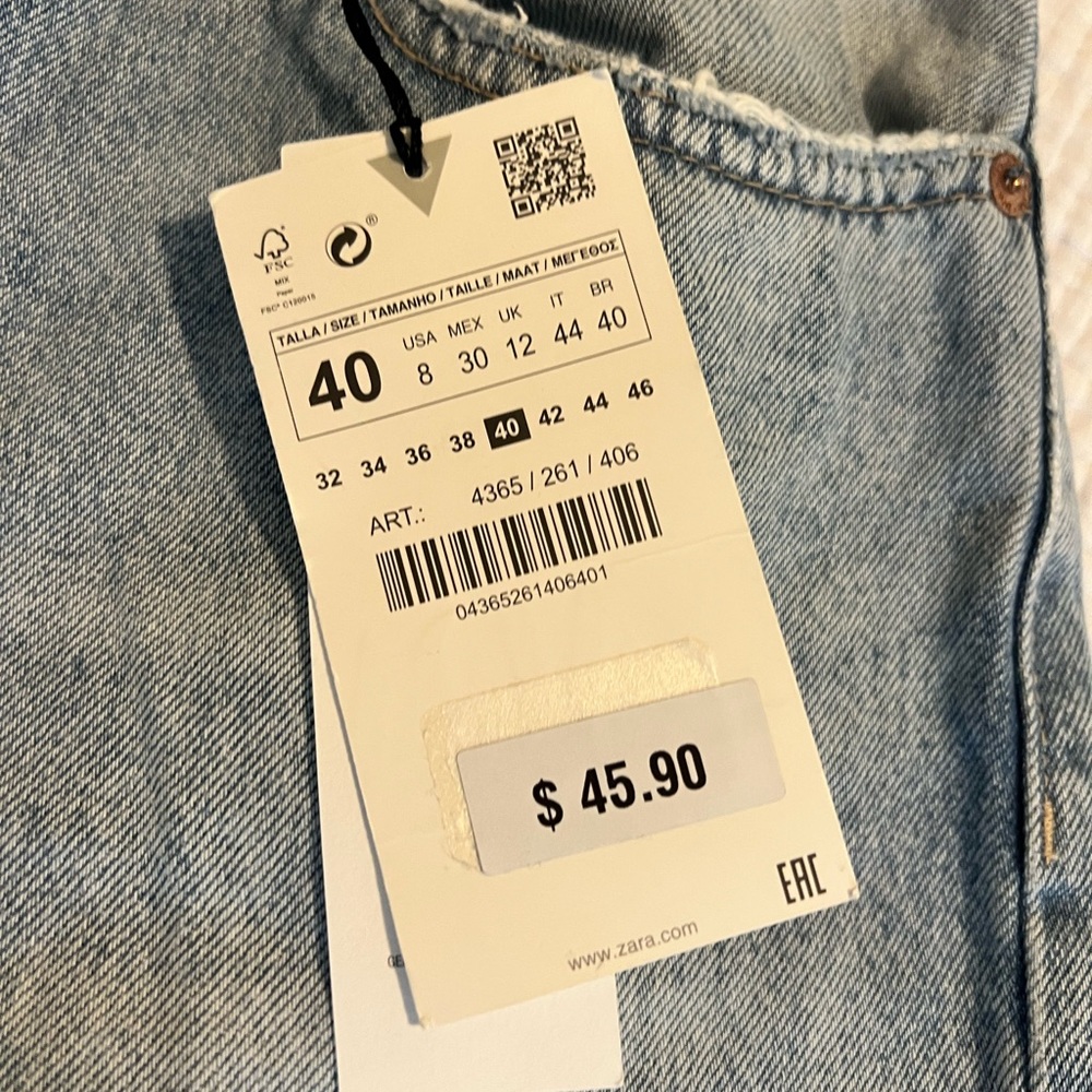 Mid-Rise straight Zara Jeans